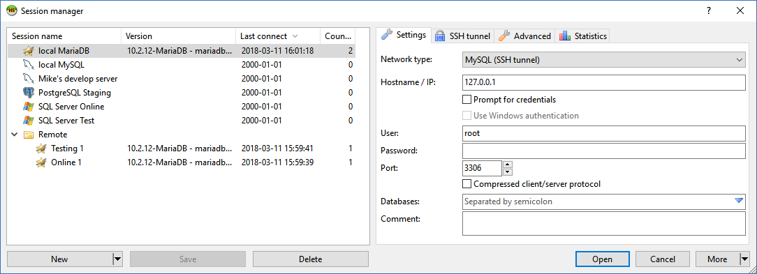 Mysql software