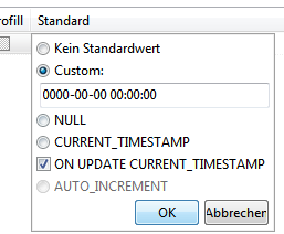 Mysql invalid default value for